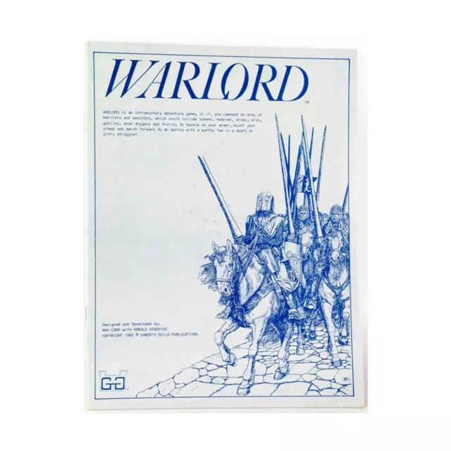 Miniaturas y juegos de Gamer's Guild Warlord (edición 1981) en muy buen estado+