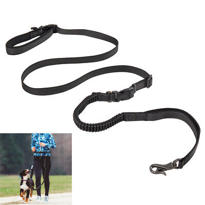 Adjustable Hands Free Leash Dog Lead With Waist Belt For Jogging Walking Running
