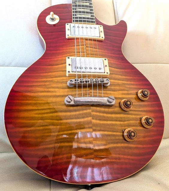 ORVILLE LES PAUL Standard Guitar LPS-80F Cherry Sunburst Made in