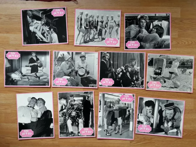 MARILYN MONROE Some like it hot - BILLY WILDER  - 11 lobby cards J.LEMMON