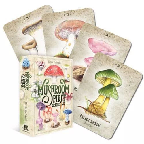 Mushroom Spirit Oracle: 36 Gilded Cards and 112-Page Full-Color Guide Book