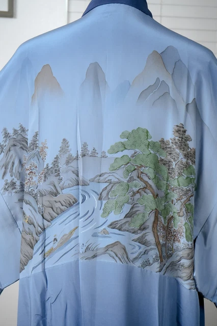 Dear Vanilla Japanese Juban Undergown Men's Kimono Authentic Vintage Japan Mint 6