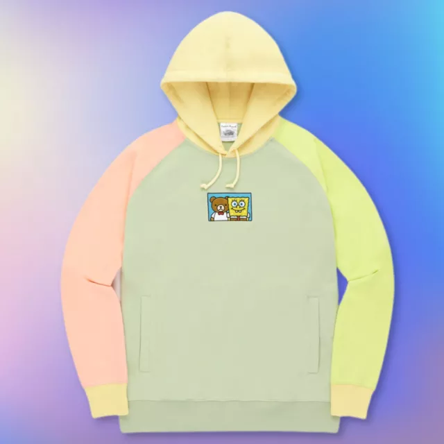 Teddy fresh color outlet block sweatshirt