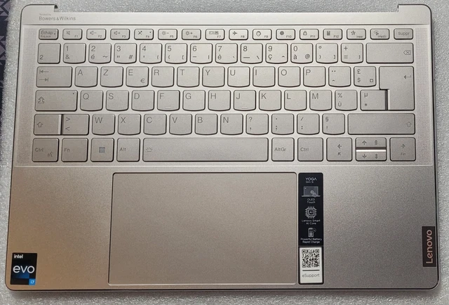 Clavier AZERTY Français Rétroéclairé Pour Lenovo Yoga Slim 7 14ARE05 - Neuf Sous Emballage