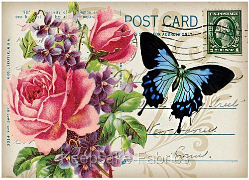 Stunning Wild Flowers Butterflies Quilt Block Multi Sz FrEE ShiP WoRld WiDE (F3
