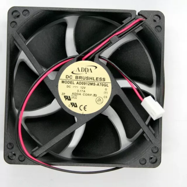 ADDA AD0912MS-A70GL 90mm 9cm 90x90x25mm DC 12V 0.17A cooling fan