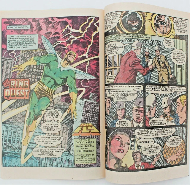 BLUE RIBBON Comics 4 a vfn+1984 bronze age RED CIRCLE Archie Comic All New FLY 5