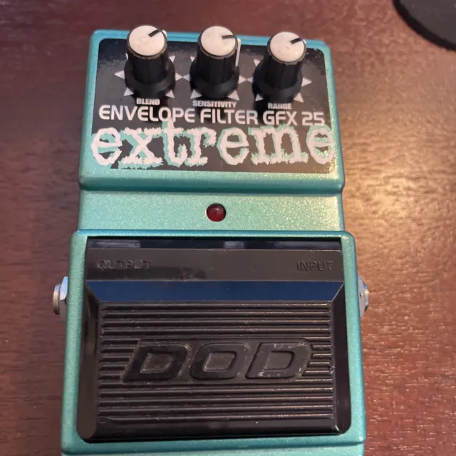 DOD GFX 25 Extreme Envelope Filter Guitar Auto Wah Vintage Effect Pedal