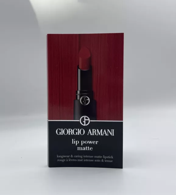 Giorgio Armani Lip Power Mate 3 Tonos - Verdadero 111, Cuatrocientos 400, Dramático 603