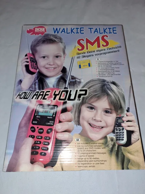 Dickie Walkie Talkie Retro 80er