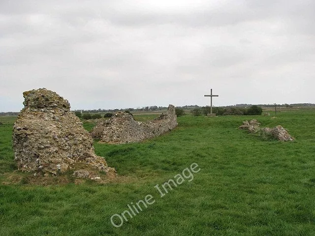 Photo 6x4 St Benets Abbey ruins Thurne The Abbey of St Benets is situated c2007