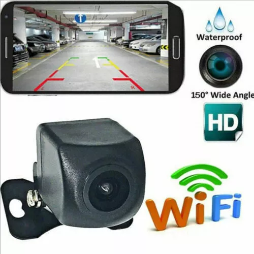 150° WiFi Wireless Car Rearview Cam Backup Reverse Camera For iPhone Android/IOS