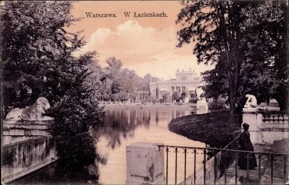 Ak Warszawa Warschau Polen, W Lazienkach - 3832419
