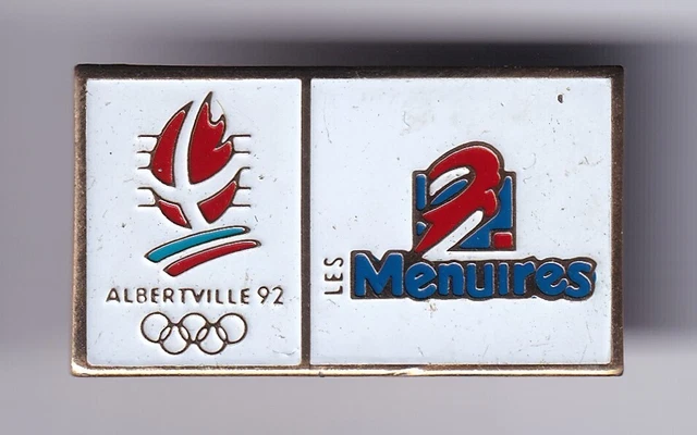 Rare Pins Pin'S .. Olympique Olympic Albertville 92 Hypermarche Casino