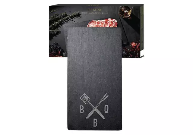 Tempa Atticus Slate Serving Board (BBQ) - 36x20x0.5cm