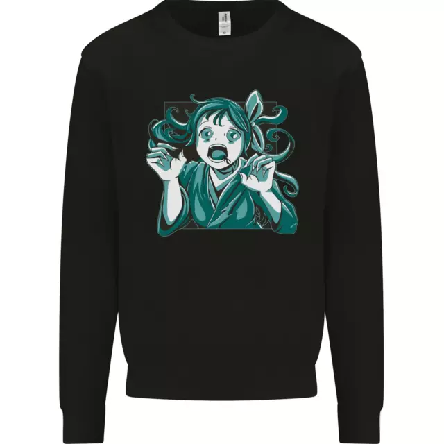 A Gothic Zombie Teddy Bear Halloween Mens Sweatshirt Jumper
