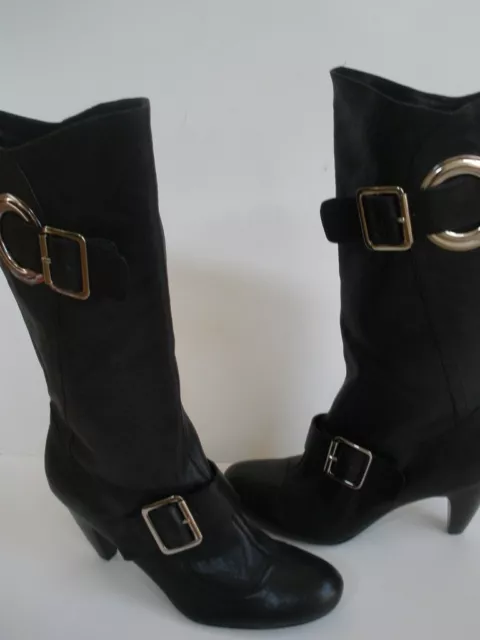 BCBG GIRLS LEATHER KNEE HI BOOTS size 9.5 NEW SALE HOT