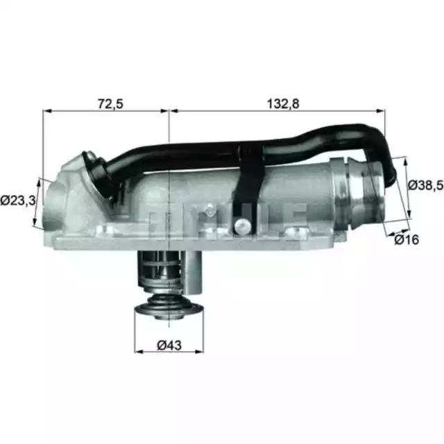 Thermostat Kühlmittel MAHLE TM 8 105 für VW Passat B5.5