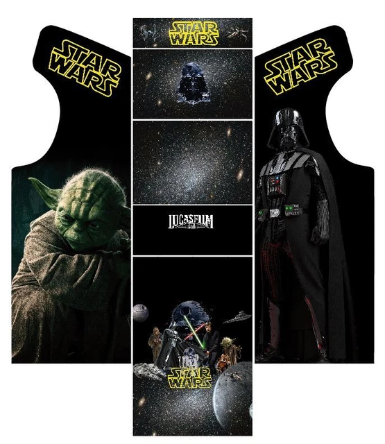 31 Stickers Star Wars Trilogie 4 Planches De 25x46cm à Prix