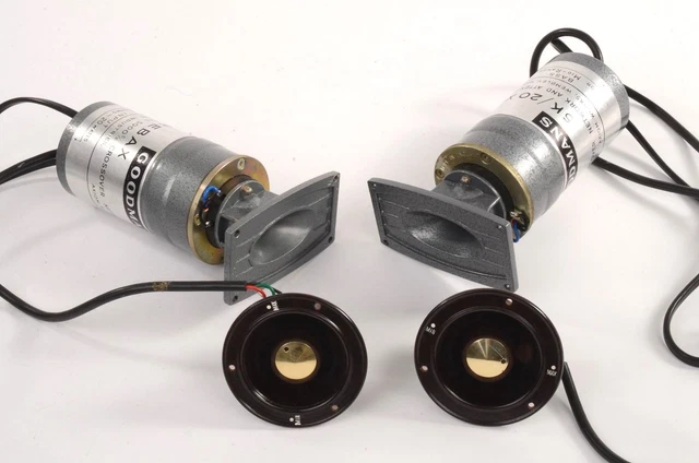 TWO GOODMANS VINTAGE High Fidelity Trebax 5K/20XL Horn Tweeters