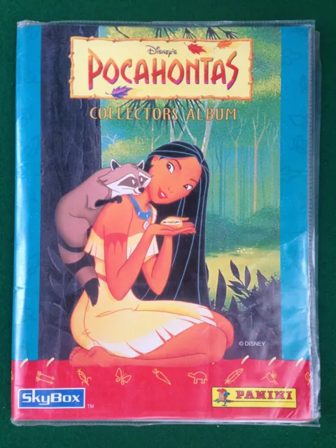 ALBUM Figurine Cards POCAHONTAS COLLECTORS Panini (ITA 1996) COMPLETO !!! Disney