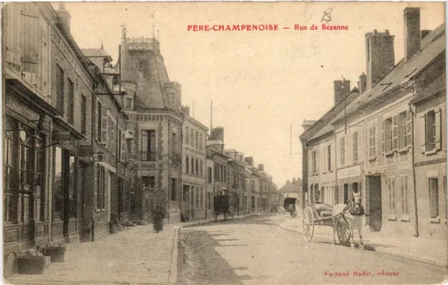 CPA FERE-CHAMPENOISE Rue de SEZANNE (491078)