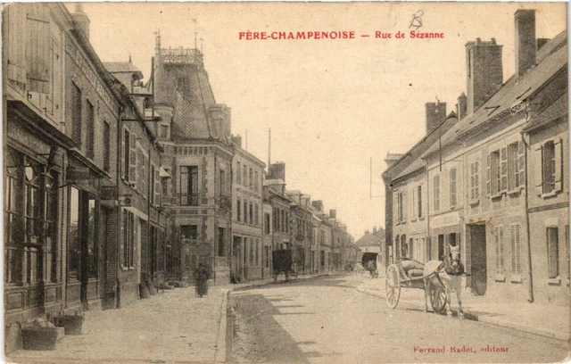 CPA FERE-CHAMPENOISE Rue de SEZANNE (491078)
