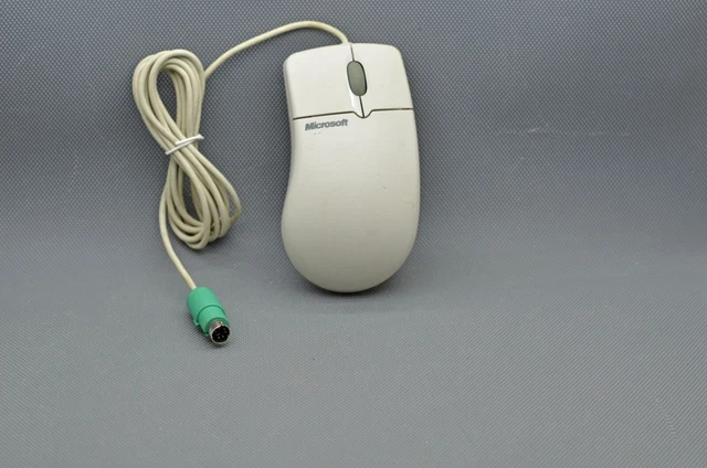 Old Intellimouse MICROSOFT INTELLIMOUSE 1.3A - PS/2 Retro Scrollrad, Vintage Mouse ...