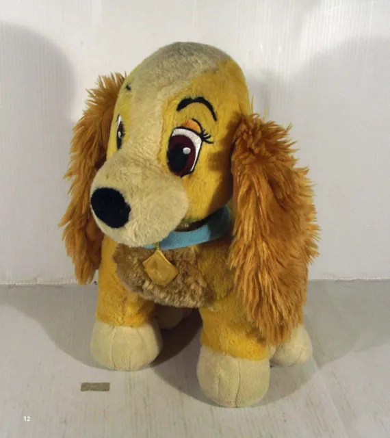 12" Disney Store Lady Dog Soft Toy Plush From Lady And The Tramp
