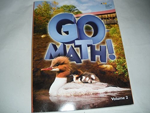 GO MATH! 2016, GRADE 2 (HMH GOMATH!) By Houghton Mifflin Harcourt **Excellent**