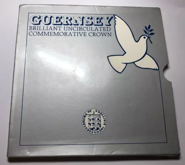 1985 Guernsey Commemorative £2 Crown Anniversary Of Liberation 1945-1985 Crown