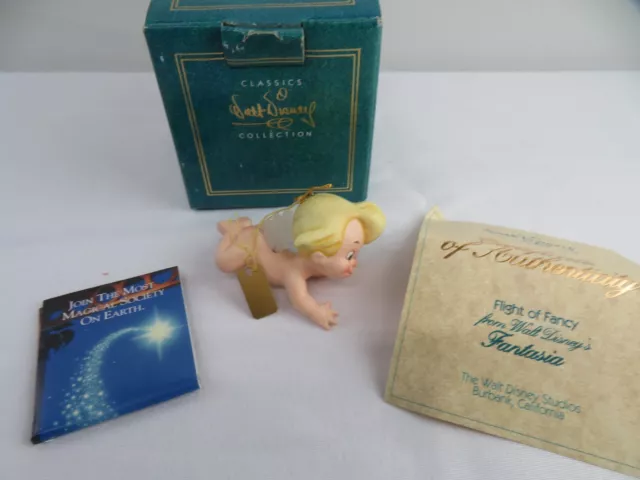 WDCC/Walt Disney Classic Fantasia Cupid Flight of Fancy Tree Ornament NOS