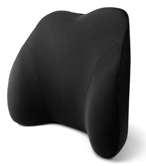 Tektrum Lower Back Support Orthopedic Lumbar Pillow for Car, Home/Office-QFC002