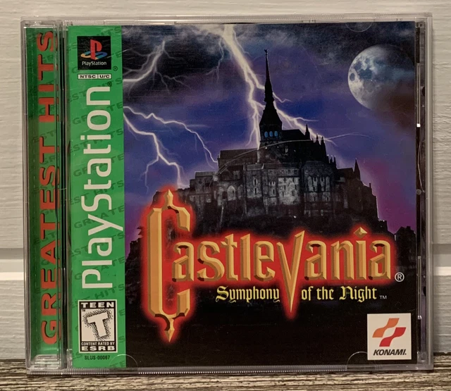 CASTLEVANIA SYMPHONY OF the Night (PlayStation PS1, 1997) Complete CIB