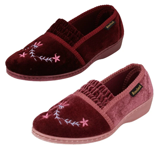 Rosebank Donna Pantofole Tanya con Memory Schiuma Suola