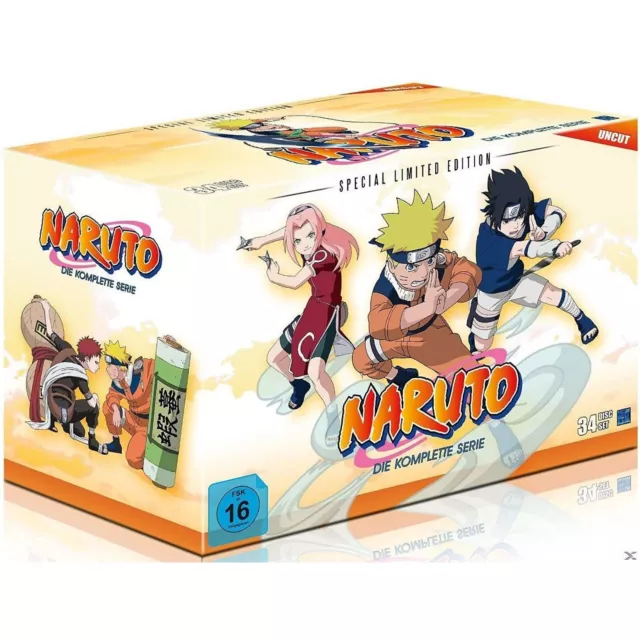 Naruto - Special Limited Edition - Die Komplette Serie - 34 Disc Set + Poster