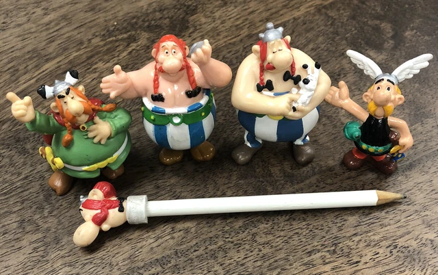 Figura Estatua De Obélix Cargando Cómics – 25 Cm De Altura, Colección Asterix Collectoys, Ideal Para Fans Y Decoración