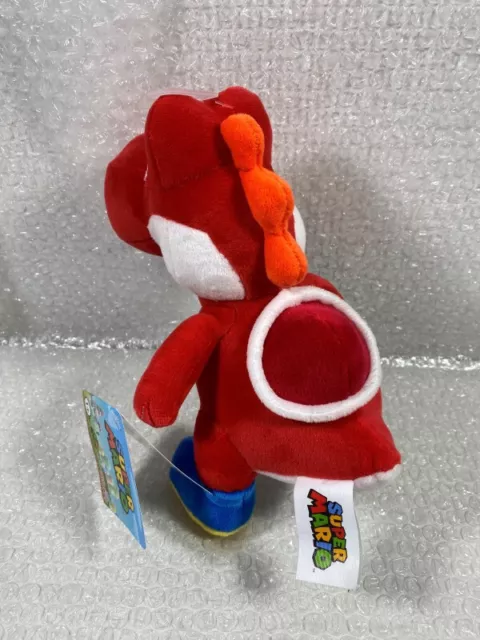 Peluche (Plush) Super Mario All Star Collection Red Yoshi (20Cm) New 2