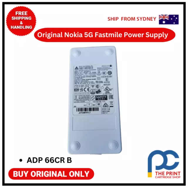 Original NOKIA FASTMILE 7637 5G DELTA ELECTRONICS POWER SUPPLY ADP-66CR 12V 5.5A