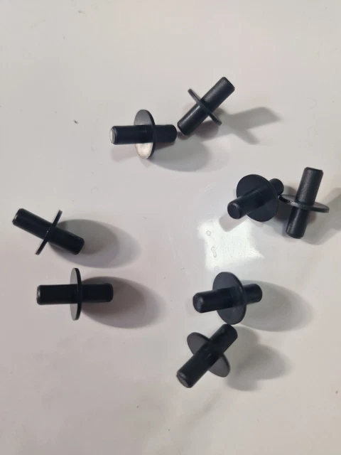 110525 X 8 IKEA HEMNES daybed/Shelf Support Pins Plugs Fixings Brackets ...