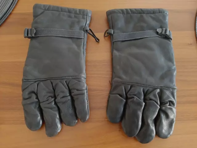 Leder Handschuhe US Army Cold Weather Gloves SPO100 95-D4007 Gr.4 Unisex schwarz