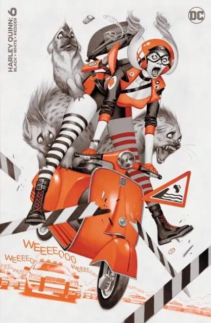 Harley Quinn: Black and White & Redder #6 (2023) (Todesco Cardstock Variant)