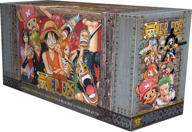 One Piece Manga Set 3 47-70, Thriller Bark to New World - Collection Set  English