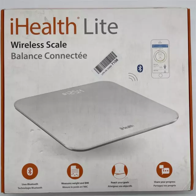 iHealth Lite Wireless Body Analysis Scale Bluetooth BMI Weight For Apple/Android