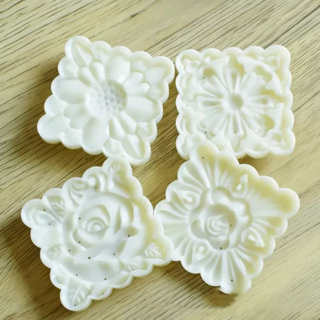 Flower Pattern Pastry Mould 75g Moon Cake Mold   Traditional  Pastry