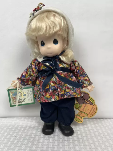 Enesco Precious Moments Garden of Friends 1455 JANUARY Jasmine 1st Ed. 12" Doll