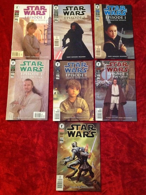 Star Wars Dark Horse Comics 1999 - Lot of 7 Episode I and Prelude to Rebellion