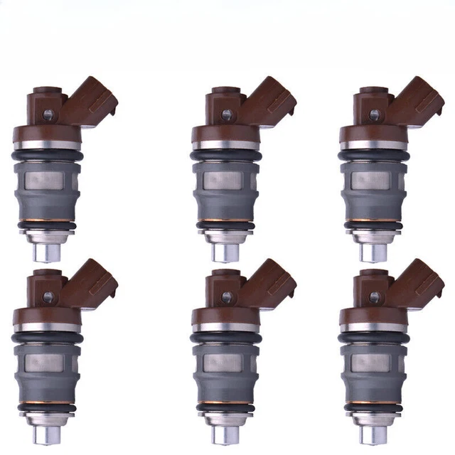 6 X Fit DENSO 650Cc FUEL INJECTORS Für TOYOTA SUPRA JZA80 2JZGTE 2JZ SIDE FEED