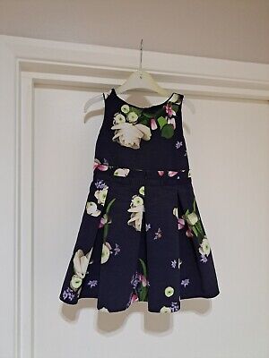 Girls Ted Baker Floral Party Dress Aged 2-3 Years