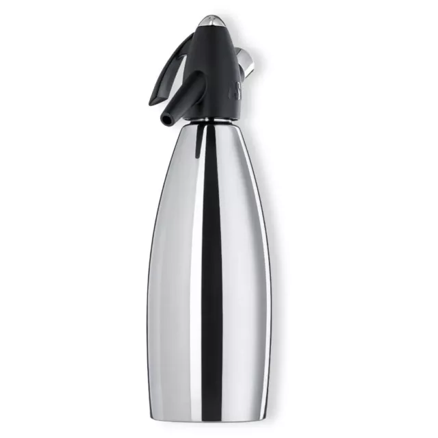 iSi North America Stainless Steel Soda Siphon 1 Quart Stainless